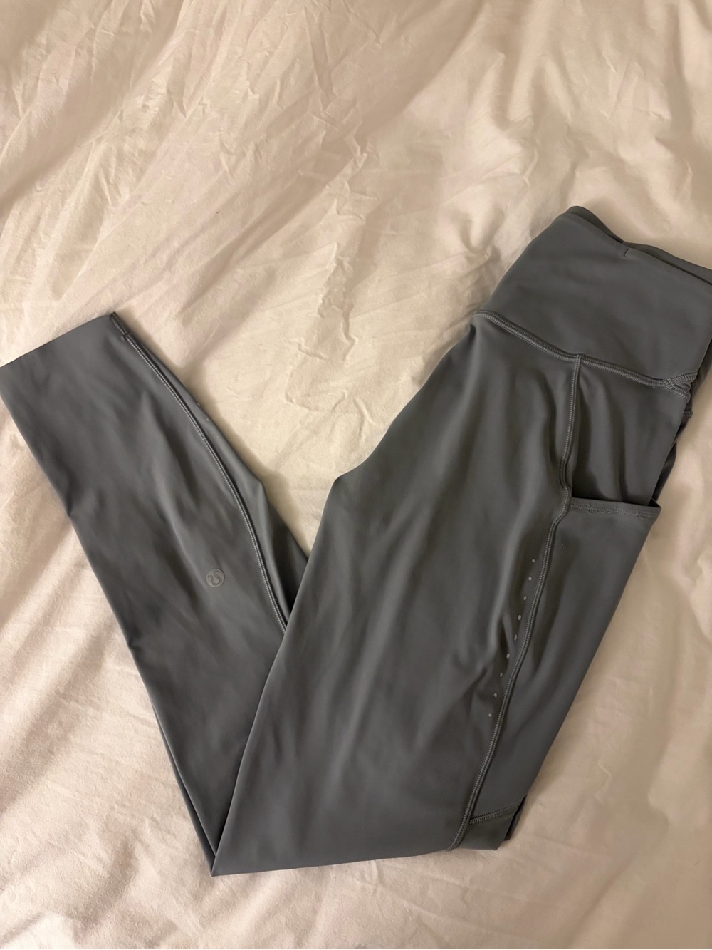 lululemon athletica Gray High-Rise Leggings with Side Pocket